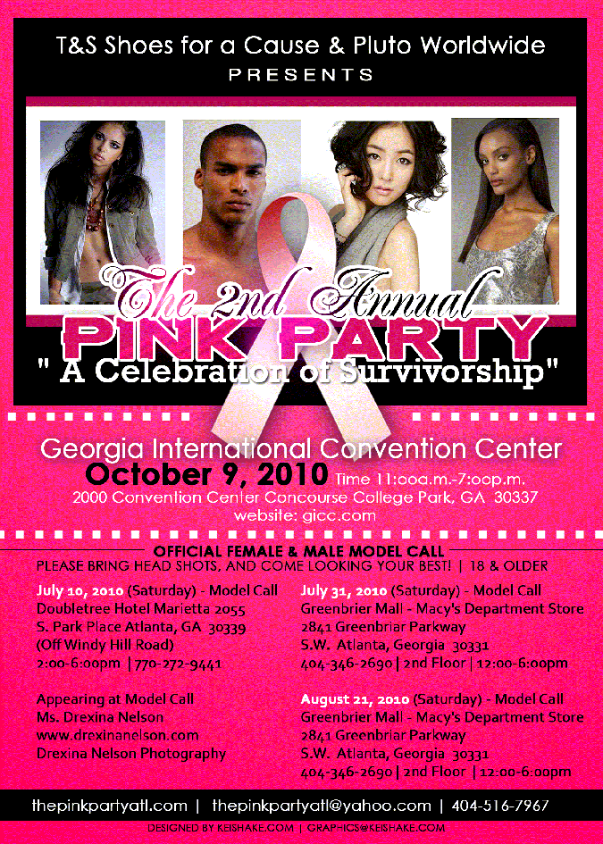 2nd Annual Pink Party Female & Male Model Call